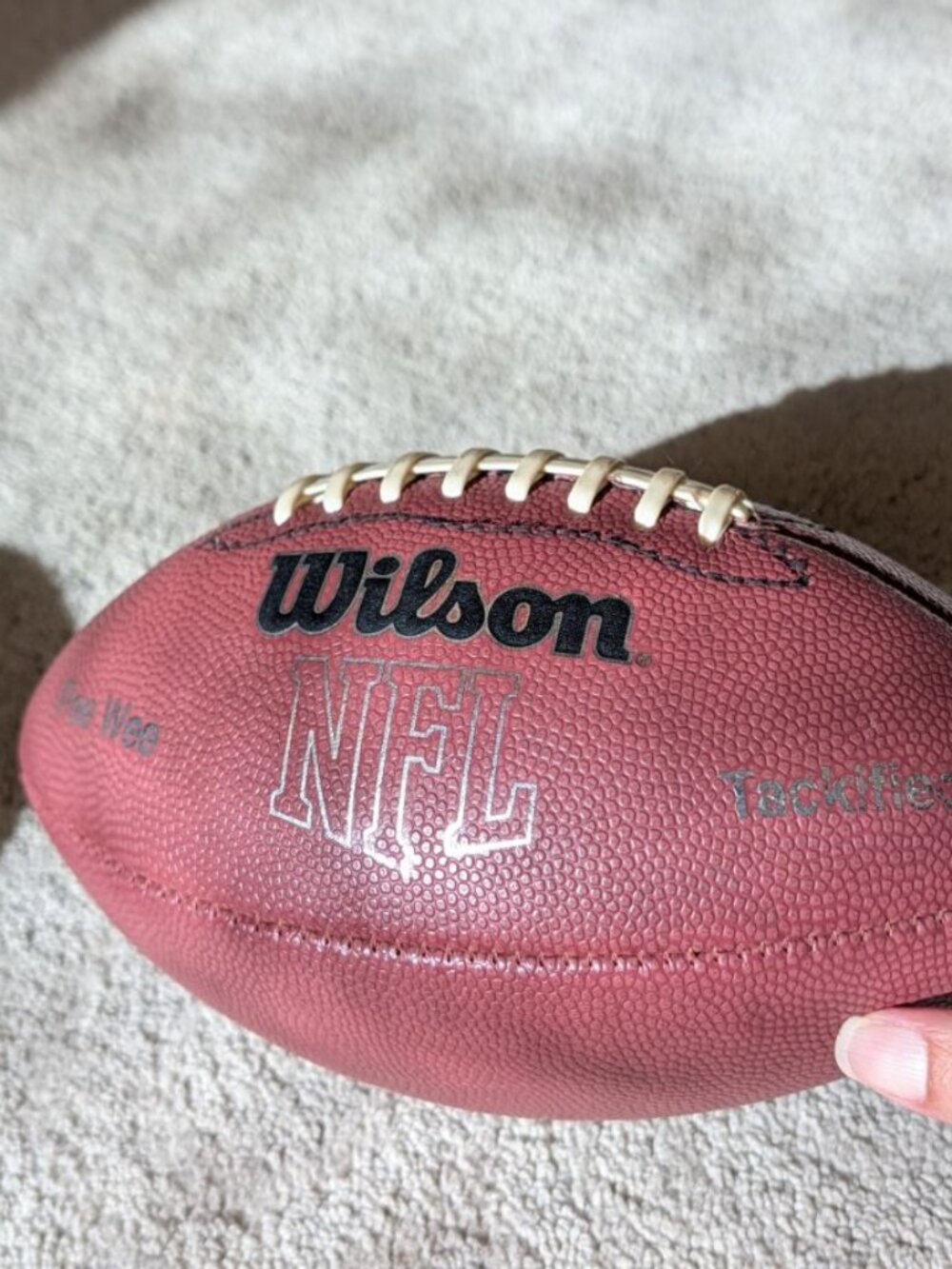 Wilson Pee Wee Size MVP Football NFL Tackified WTF1413